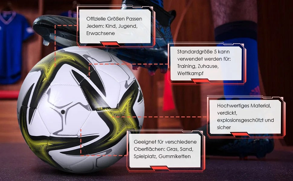 Bolas de Futebol de Alta Qualidade Tamanho Oficial 4/5 Material PU Sem Costura p