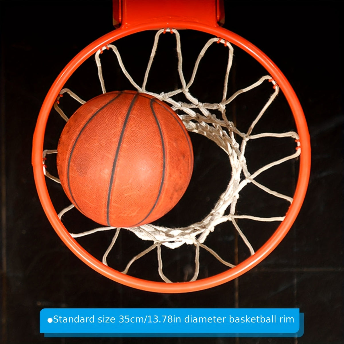 Cesta de basquete montada na parede para serviço pesado com altura ajustável, ta