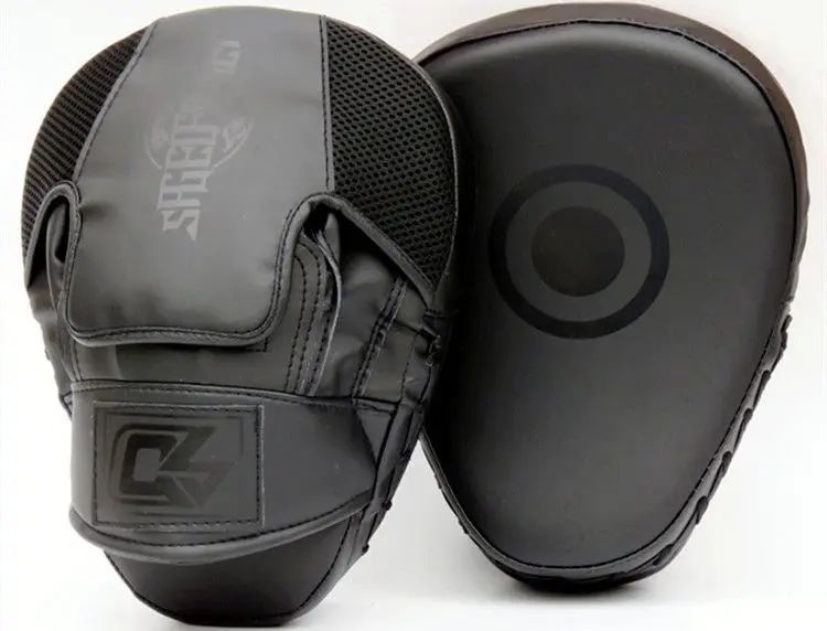 Almofadas curvas para boxe, alvo de mão, mma, foco, luvas de perfuração, ataque
