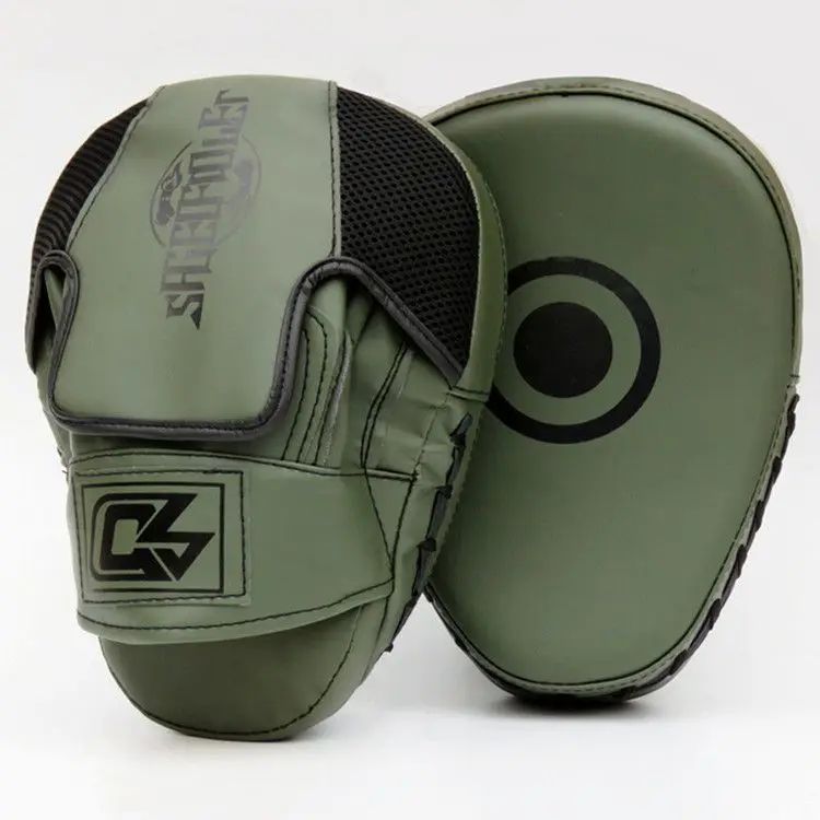 Almofadas curvas para boxe, alvo de mão, mma, foco, luvas de perfuração, ataque