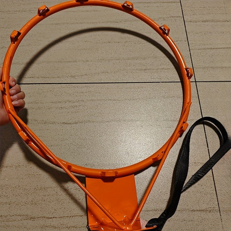Cesta de basquete montada na parede para serviço pesado com altura ajustável, ta
