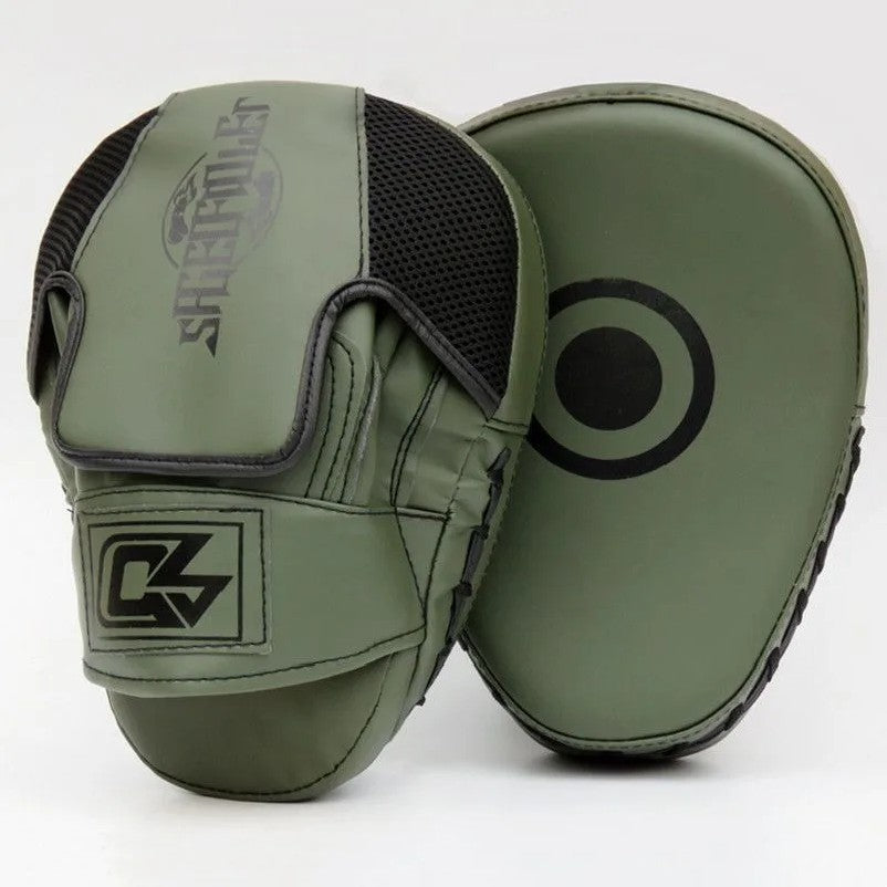 Almofadas curvas para boxe, alvo de mão, mma, foco, luvas de perfuração, ataque