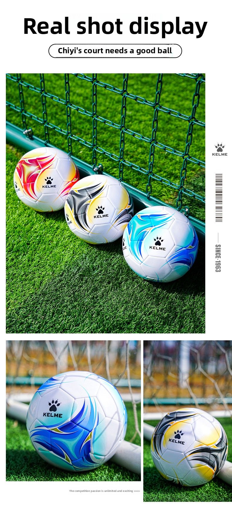 Kelme padrão 5 bola de futebol escola bola de futebol resistente ao desgaste bol