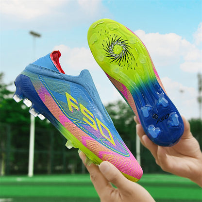 Novos homens sapatos de futebol jogo indoor venda quente ao ar livre botas de fu
