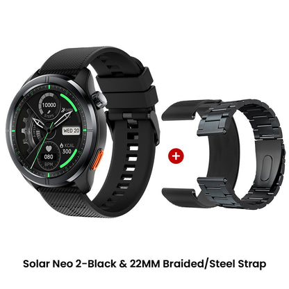 Smartwatch HAYLOU Solar Neo 2 com Chamadas de Voz, Tela AMOLED HD de 1.43'&#