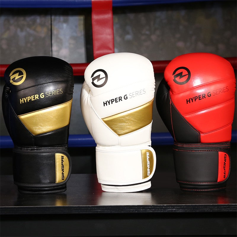 Luvas de boxe respiráveis e resistentes ao desgaste de couro PU de alta qualidad