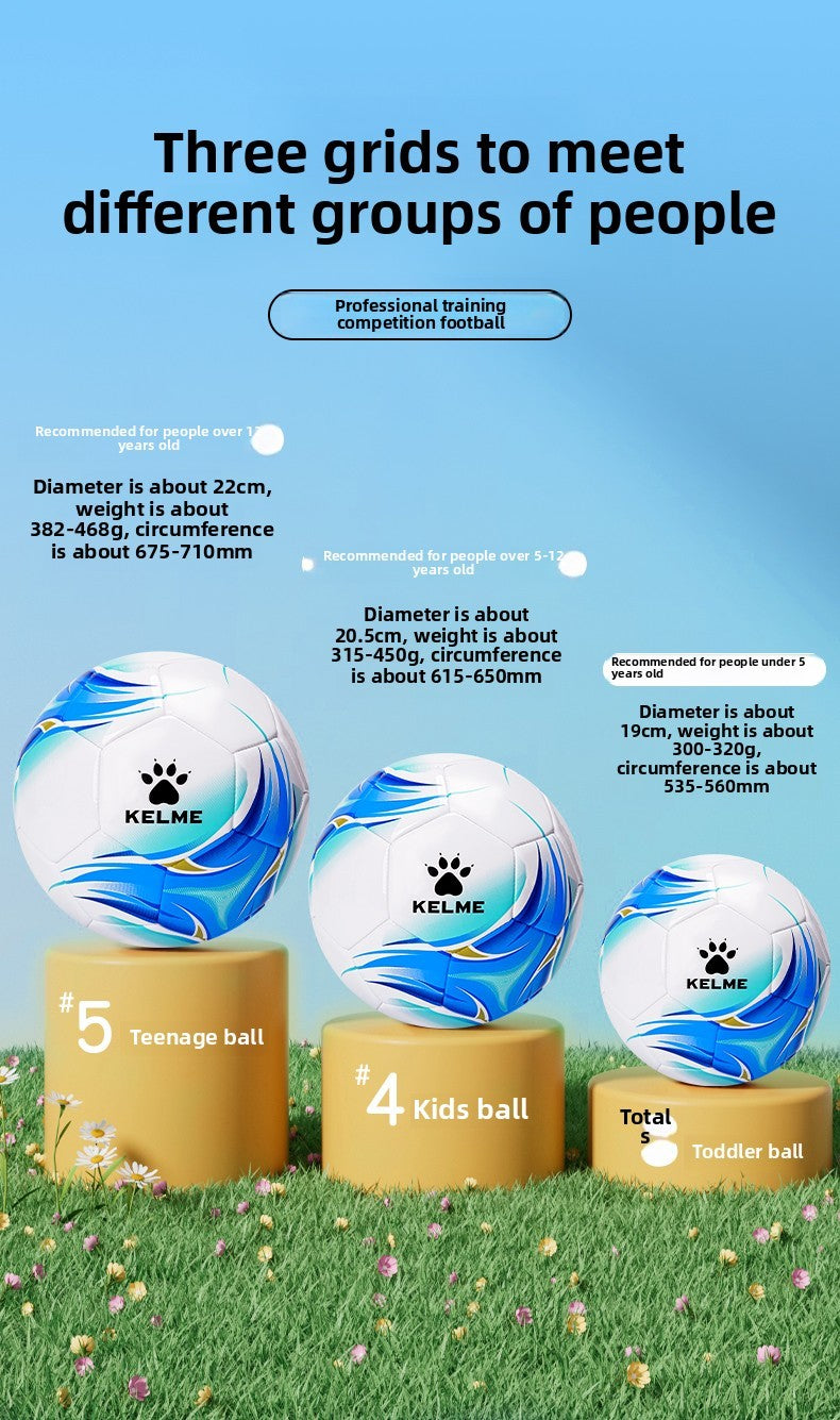 Kelme padrão 5 bola de futebol escola bola de futebol resistente ao desgaste bol