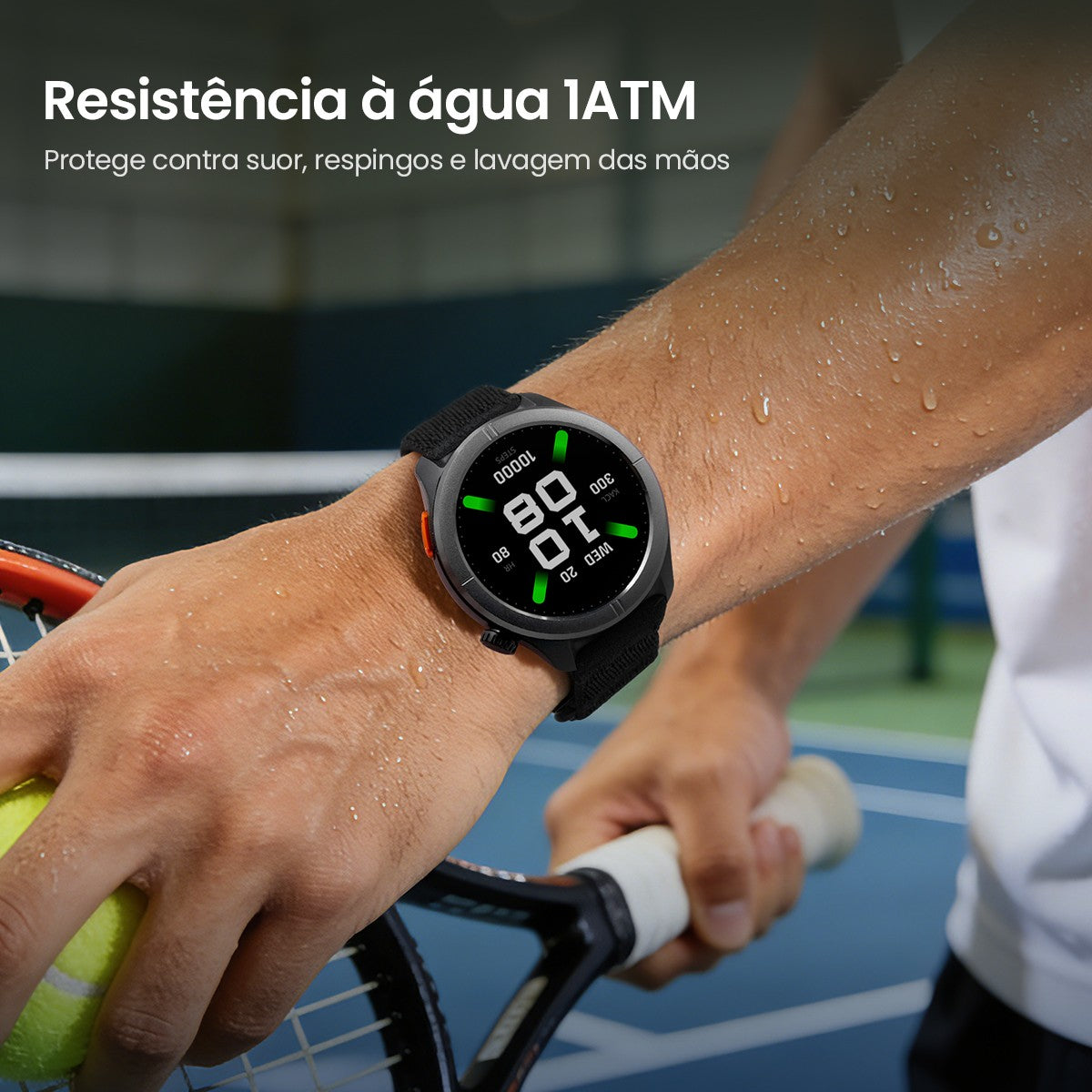 Smartwatch HAYLOU Solar Neo 2 com Chamadas de Voz, Tela AMOLED HD de 1.43'&#