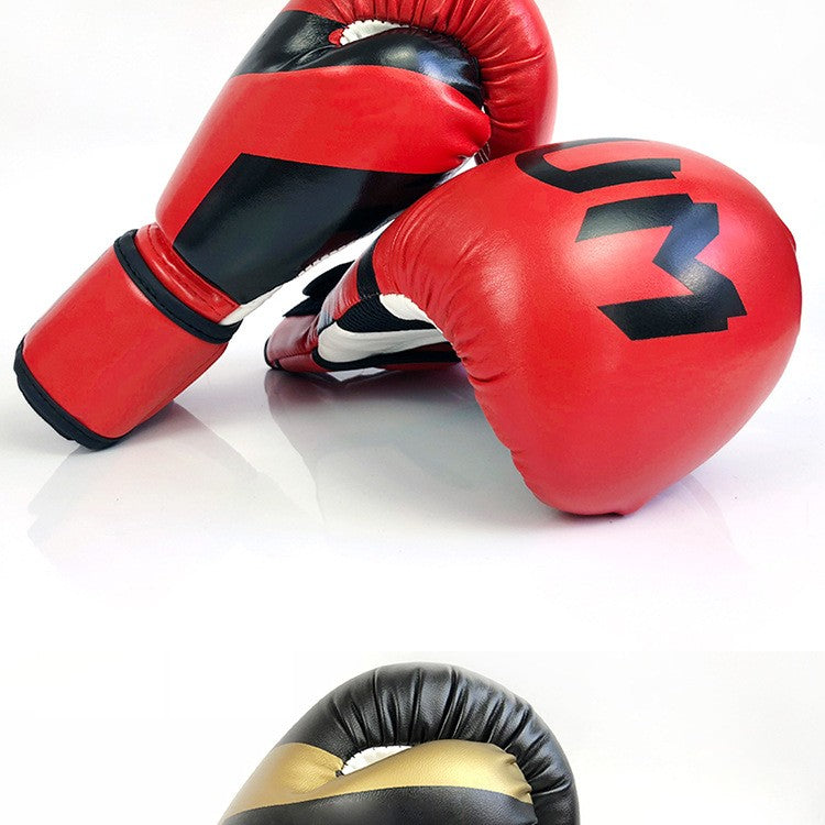 Luvas de Boxe em Couro PU Respirável para Crianças e Adultos 12oz 14oz 16oz Luva
