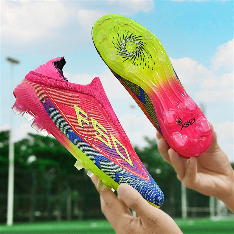 Novos homens sapatos de futebol jogo indoor venda quente ao ar livre botas de fu