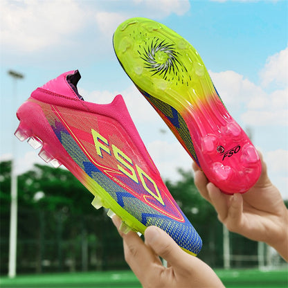 Novos homens sapatos de futebol jogo indoor venda quente ao ar livre botas de fu