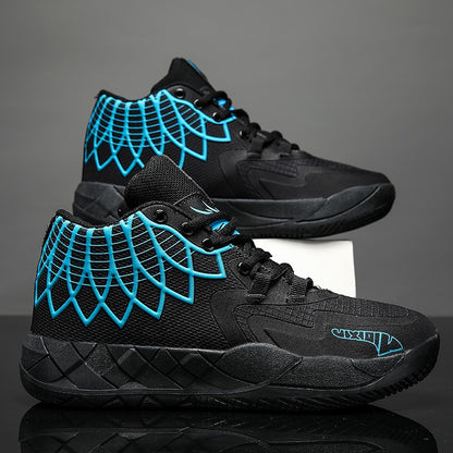 Tênis de Basquete para Jovens, Confortável, Amortecido, Resistente ao Desgaste,