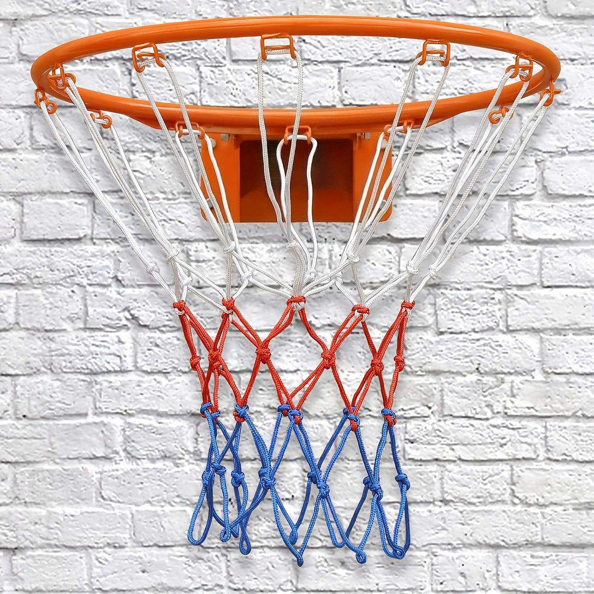 Cesta de basquete montada na parede para serviço pesado com altura ajustável, ta