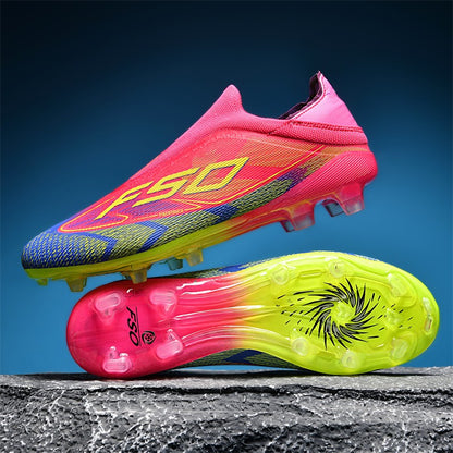 Novos homens sapatos de futebol jogo indoor venda quente ao ar livre botas de fu