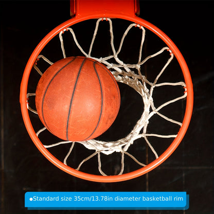 Cesta de basquete montada na parede para serviço pesado com altura ajustável, ta