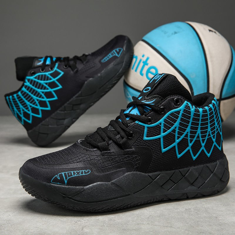 Tênis de Basquete para Jovens, Confortável, Amortecido, Resistente ao Desgaste,