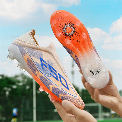 Novos homens sapatos de futebol jogo indoor venda quente ao ar livre botas de fu