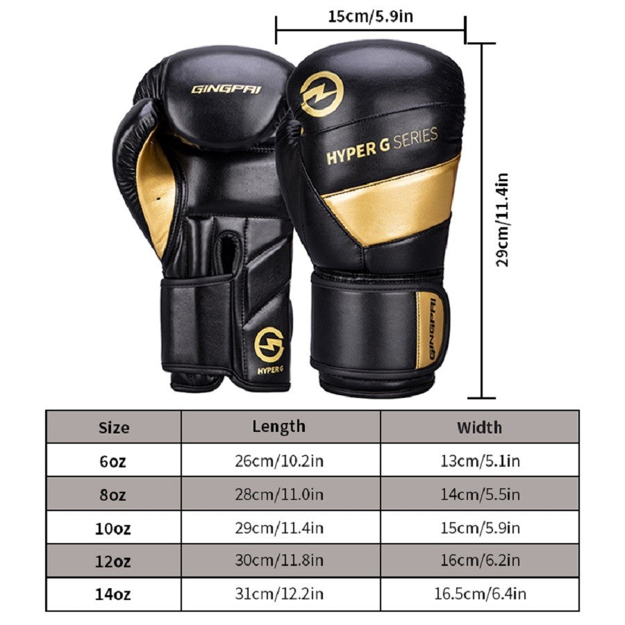 Luvas de boxe respiráveis e resistentes ao desgaste de couro PU de alta qualidad