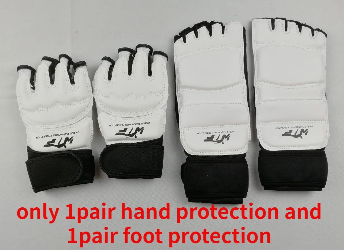 Conjunto de Equipamentos de Proteção para Treinamento de Taekwondo, Equipamento