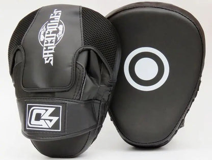 Almofadas curvas para boxe, alvo de mão, mma, foco, luvas de perfuração, ataque