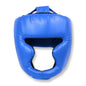 Capacete de proteção para boxe com cobertura total e reforço, em couro PU, resis