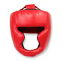 Capacete de proteção para boxe com cobertura total e reforço, em couro PU, resis