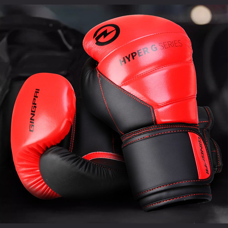 Luvas de boxe respiráveis e resistentes ao desgaste de couro PU de alta qualidad