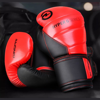 Luvas de boxe respiráveis e resistentes ao desgaste de couro PU de alta qualidad