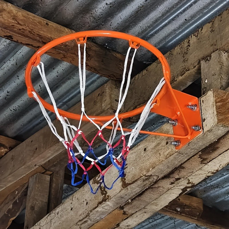 Cesta de basquete montada na parede para serviço pesado com altura ajustável, ta