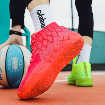 Tênis de Basquete para Jovens, Confortável, Amortecido, Resistente ao Desgaste,