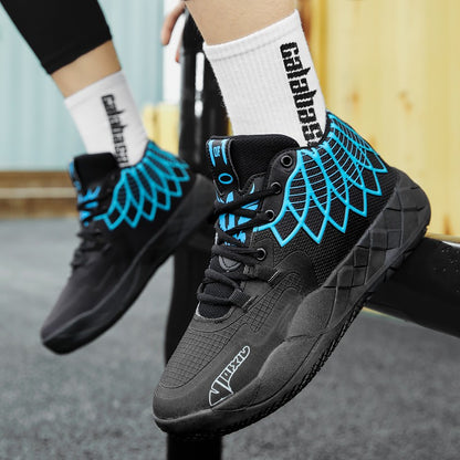 Tênis de Basquete para Jovens, Confortável, Amortecido, Resistente ao Desgaste,