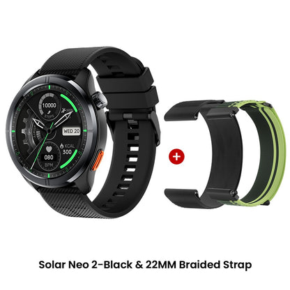 Smartwatch HAYLOU Solar Neo 2 com Chamadas de Voz, Tela AMOLED HD de 1.43'&#
