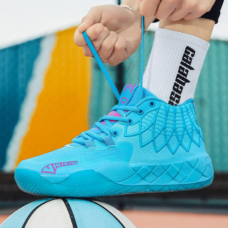 Tênis de Basquete para Jovens, Confortável, Amortecido, Resistente ao Desgaste,