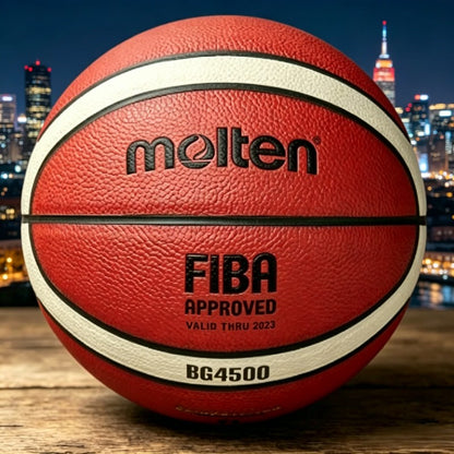 Bola de Basquete Molten BG4500 Número 5/6/7, Resistente à Água e ao Desgaste, Co